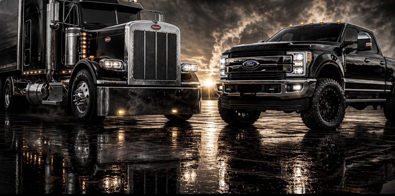 Schilling’s supplied brand artwork featuring a semi and diesel pickup